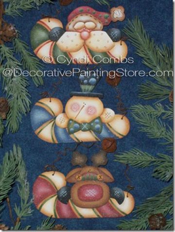 Jingle Canes Ornaments Pattern - Cyndi Combs - PDF DOWNLOAD